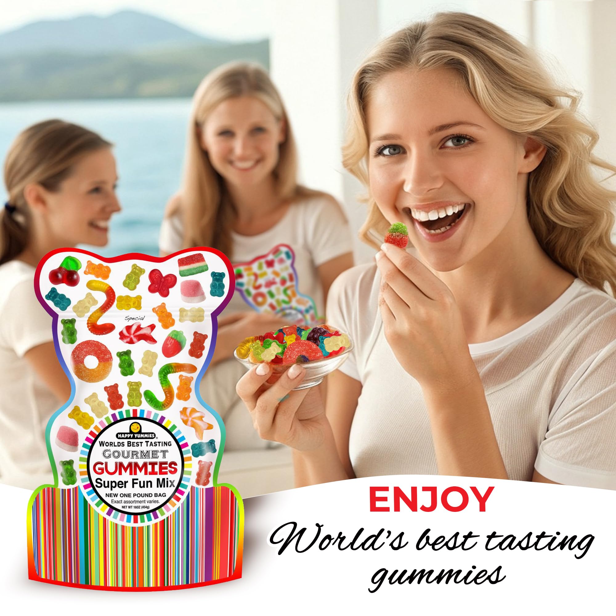 Amazon.com : Happy Yummies Worlds Best Tasting Gourmet Gummies